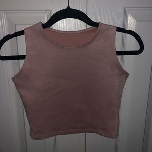 Suede Pink Tank top